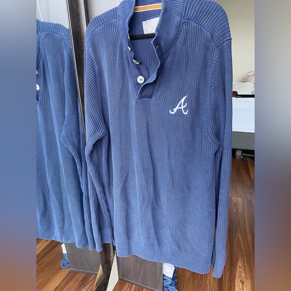 XXL Atlanta Braves cotton fleece by “salute” - Picture 3 of 11